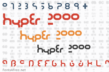 Hyper 2000 Font