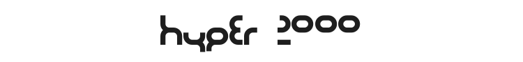 Hyper 2000 Font