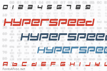 Hyperspeed Font