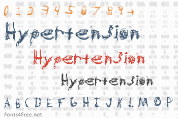 Hypertension Font