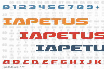 Iapetus Font