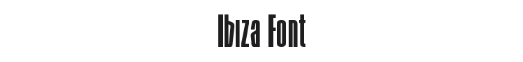 Ibiza Font Preview