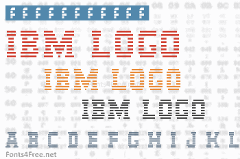 IBM Logo Font