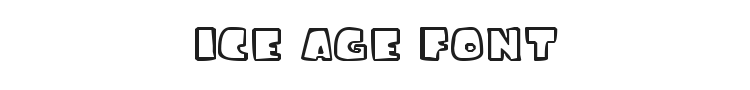 Ice Age Font Preview