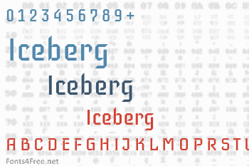 Iceberg Font