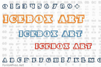 Icebox Art Font