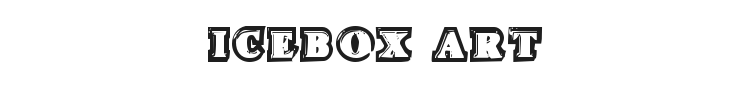 Icebox Art Font