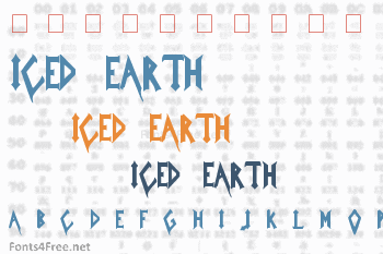 Iced Earth Font