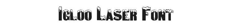 Igloo Laser Font Preview