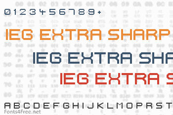 Ignis et Glacies Extra Sharp Font