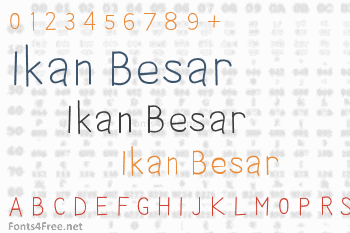 Ikan Besar Font