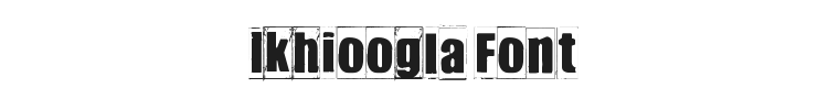 Ikhioogla Font