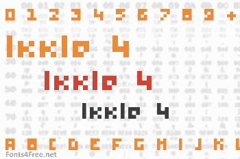 Ikkle 4 Font