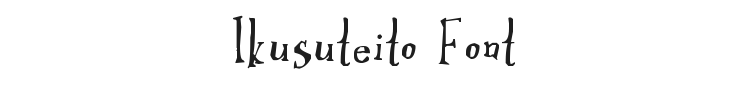 Ikusuteito Font