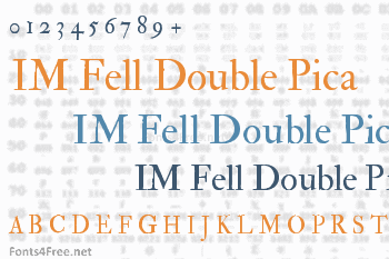 IM Fell Double Pica Font