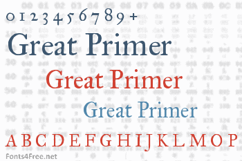 IM Fell Great Primer Font