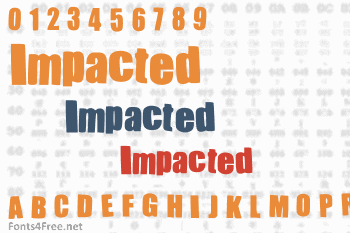 Impacted Font