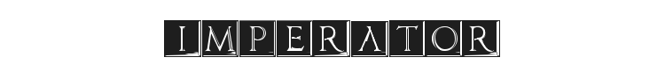 Imperator Plaque Font