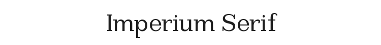 Imperium Serif