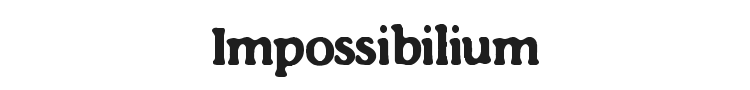 Impossibilium Font