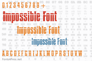 Impossible Font