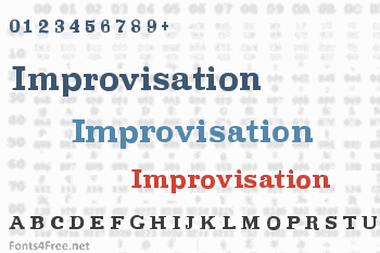 Improvisation Font