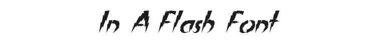 In A Flash Font Preview