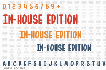 In-House Edition Font