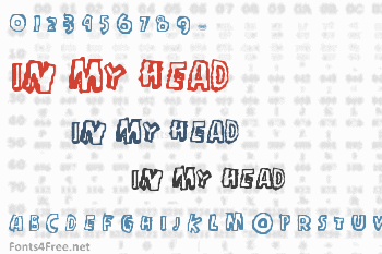 In my head Font