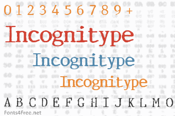Incognitype Font