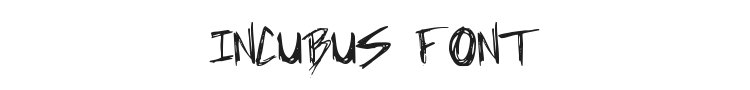 Incubus Font Preview