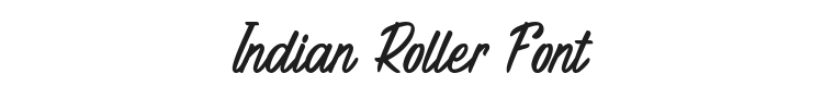 Indian Roller Font Preview