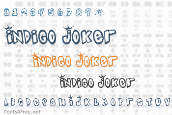 Indigo Joker Font