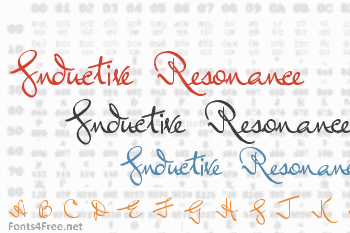 Inductive Resonance Font