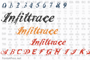 Infiltrace Font