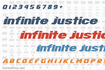 Infinite Justice Font