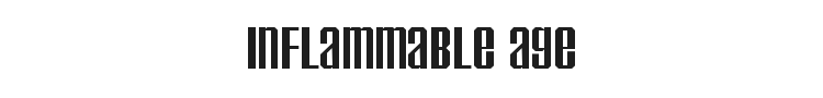 Inflammable Age Font