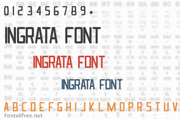 Ingrata Font