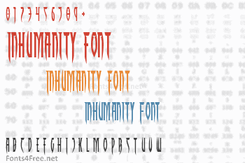 Inhumanity Font