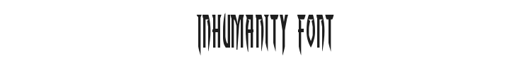 Inhumanity Font Preview
