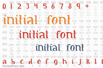 Initial Font