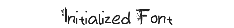 Initialized Font Preview