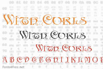 Initials With Curls Font