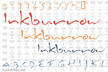 Inkburrow Font