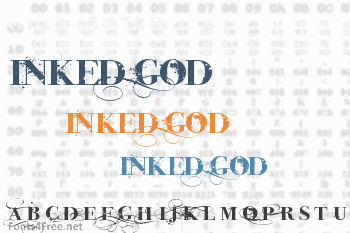 Inked God Font