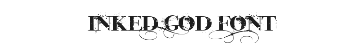 Inked God Font Preview