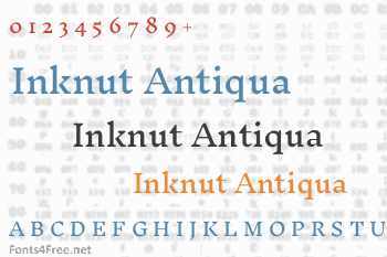 Inknut Antiqua Font