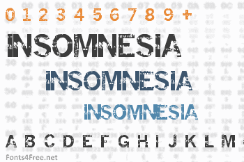 Insomnesia Font