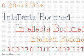 Intellecta Bodoned Beveled Font