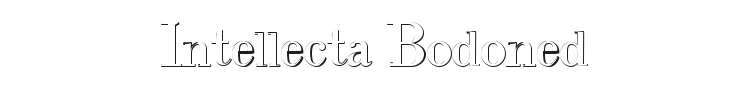 Intellecta Bodoned Beveled Font